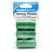  Polyester Sewing Thread Pack, 500m, Emerald